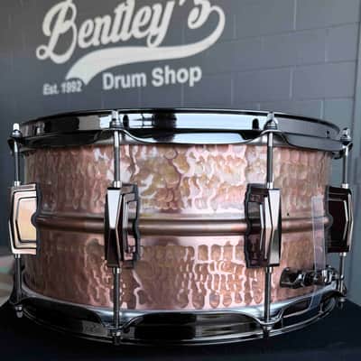 ~WOW!~ Ludwig Raw Patina Copper-Phonic 6.5x14 Snare Drum with Black Nickel Hardware (Displayed at 2026 NAMM Show!) image 6