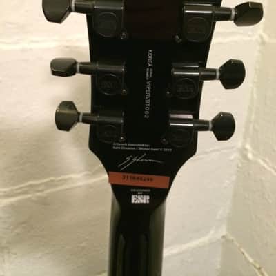 ESP LTD SG Viper Biotech Limited Edition Custom Graphics Guitar EMG's LVIPERVBT image 10