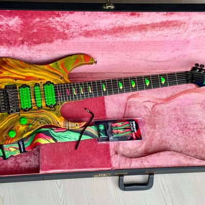 Ibanez UV77-MC Steve Vai Signature Universe 1991 - Multi-Color image 14