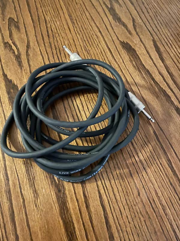 Live Wire Elite 2 x 12ga conductor Speaker Cable 2010s - black image 1