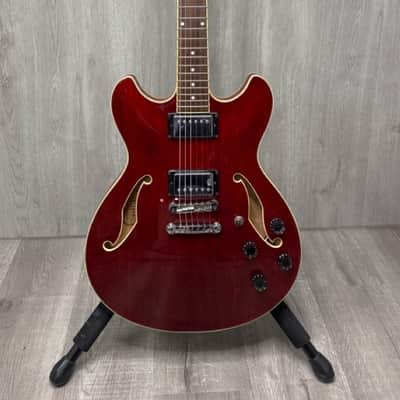 Ibanez Artcore AS73-TCR-12-01 Semi-Hollow Guitar – Transparent Cherry image 1