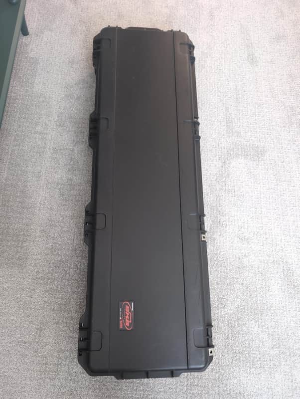 SKB 3i-5014-OP Injection Molded Electric Bass Flight Case with TSA Latches & Wheels 2010s - Black image 1