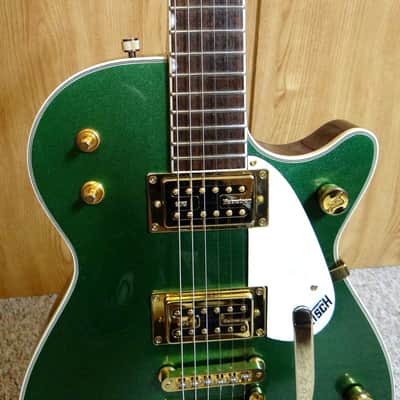 2006 Gretsch Elliot Easton G5570 Electromatic in Cadillac Green Sparkle with Gator hard shell case. image 7