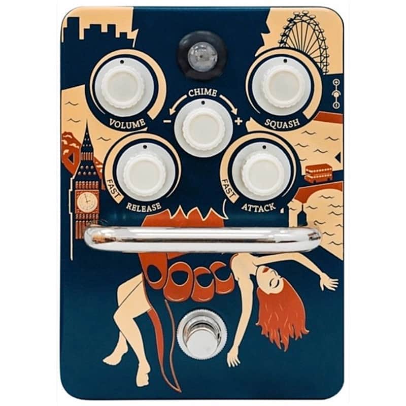 Orange Kongpressor Analog Class A Compressor Pedal image 1