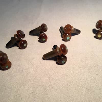 NOS  Vintage Snakewood End Pins w/Pearl Dot for Iconic and Boutique Guitars. image 4