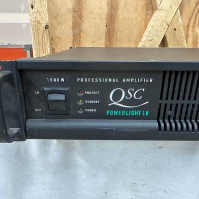 QSC Powerlight 1.8 Power Amplifier 650 Watts Per CH. @ 4 ohms - working image 4
