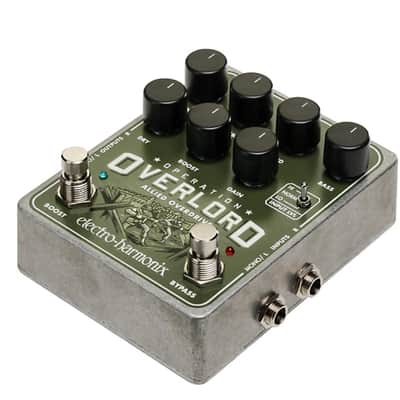Electro-Harmonix  Operation Overlord Overdrive Guitar Effects Pedal New New - Green image 3
