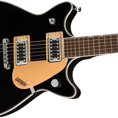 Gretsch G5222 Electromatic Double Jet BT with V-Stoptail Laurel Fingerboard Black image 1