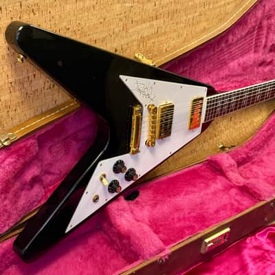 Gibson Jimi Hendrix Hall of Fame Flying V  1992 - Black image 1