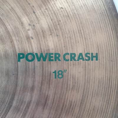 Paiste 1000 18" Power Crash Cymbal ≈1750g Green Label West Germany image 5