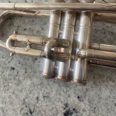Vintage 1950s French Couesnon Monopole Conservatoire trumpet image 6