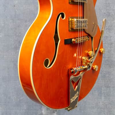 Gretsch Synchromatic Nashville Hollow Body Single-Cut with Bigsby 50's Orange Stain image 6