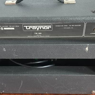 Traynor TS-25 25-Watt 1x12" Solid State Guitar Combo 1980s - Black image 3