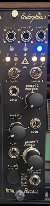 Endorphin.es Total Recall Eurorack Synth Module 2022 - Present - Black image 1