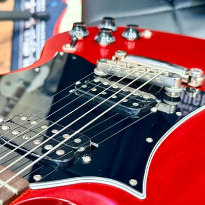🍒2022🍒 Gibson SG Tribute~ Worn Satin Cherry USA + Deluxe Gig Bag~ Cherished! image 19