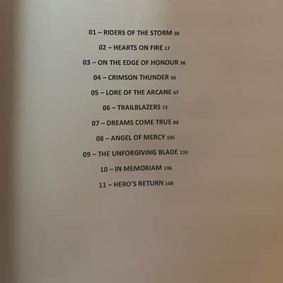 Hammerfall - Crimson Thunder - Guitar tab / tablature Book image 3