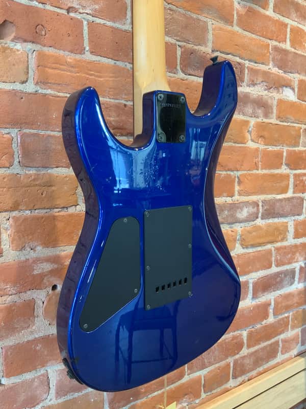 Fernandes The Function SSH-40 SuperStrat 1980's-1990's Blue | Reverb