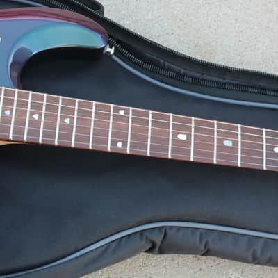 2015 Ernie Ball Music Man JP6 John Petrucci Signature Mystic Dream Guitar Fully Loaded Piezo image 9