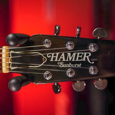 Rarest of Rare 1979 Hamer Sunburst in Black with Cream Binding-The Best one you'll ever find-L@@K image 7
