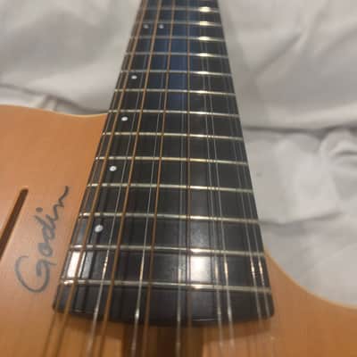 Godin A12 SG Solid Cedar Cutaway 12-String with Electronics 2010s - Natural Semi-Gloss image 7