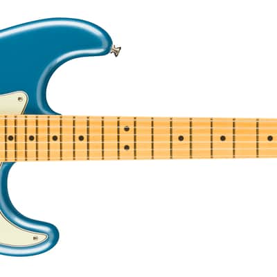 Fender American Professional Classic Stratocaster Maple FB Faded Lake Placid Blue with Bag image 1
