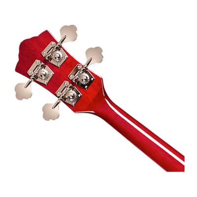 Guild Starfire I Left Handed Semi-Hollow Bass Guitar - Cherry Red - Open Box image 5
