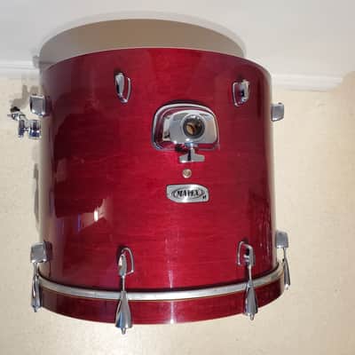 Mapex M 22"x18"inch Bass Drum W/Mount Gorgeous Lacquered Cherry Red - Ultra Clean image 9