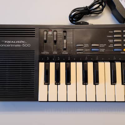 Realistic Concertmate 500 (Casio SK1 rebadge) with power adapter.  Cleaned. image 2