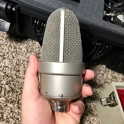 Neumann M 49 Large Diaphragm Multipattern Tube Condenser Microphone 1952 - 1974 Nickel image 9