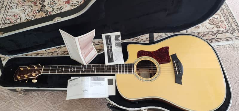 Taylor 810 BCE Special Edition 2000 - Brazillion Rosewood Back and Sides image 1