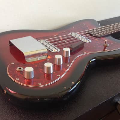 Vintage Silvertone 1443 Bass Danelectro Hornet + Original Case image 14