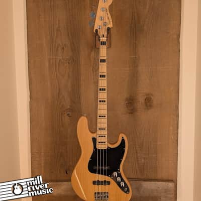 Squier Vintage Modified 70s Jazz Bass Natural - Used image 2