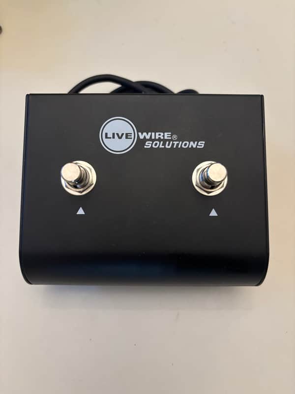 Live Wire LWS22 Dual Latching Footswitch 2010’s - Black image 1
