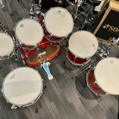 Yamaha Beech Custom Late 1990s - Apple Red image 7