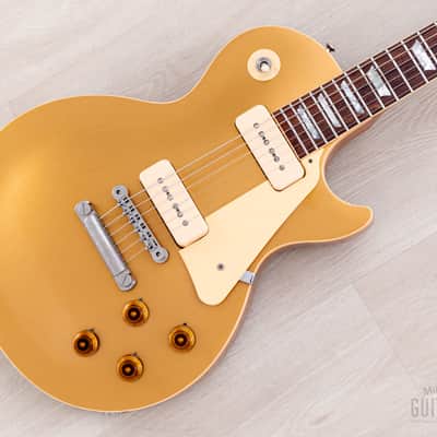 1988 Gibson Les Paul Standard Showcase Edition Goldtop Pre-Historic 1956 Spec w/ Case, Tags image 1