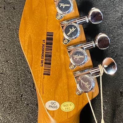 Tagima Stella DW 2021 Electric Guitar Transparent Amber image 6