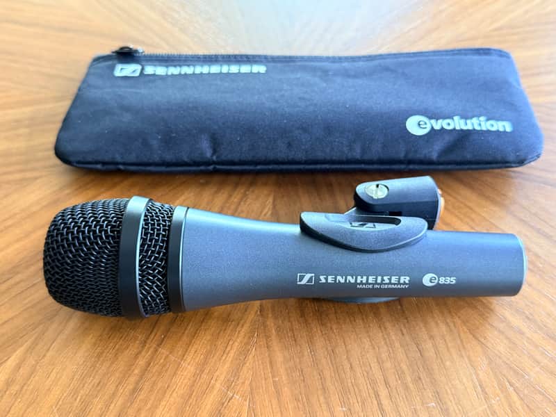 Sennheiser e835 Handheld Cardioid Dynamic Vocal Mic - Mint! image 1