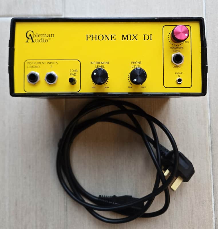 Coleman Audio Phone Mix DI w/power lead, Fully Tested. Free UK Shipping! image 1