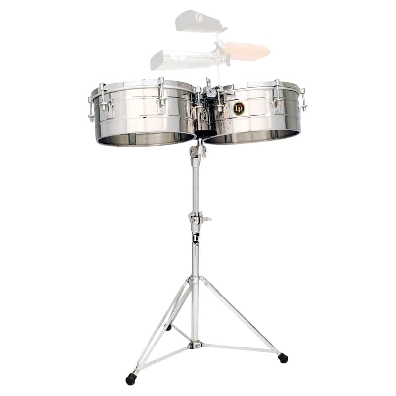LP Tito Puente 14″ & 15″ Timbales-Stainless Steel *USA Small Business* image 1