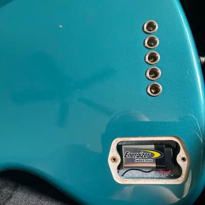 Fender American Elite Jazz Bass V 2016 - 2019 - Ocean Turquoise image 11