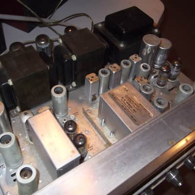 H.H. SCOTT 340 B VINTAGE TUBE STEREO RECIEVER WORKS image 6