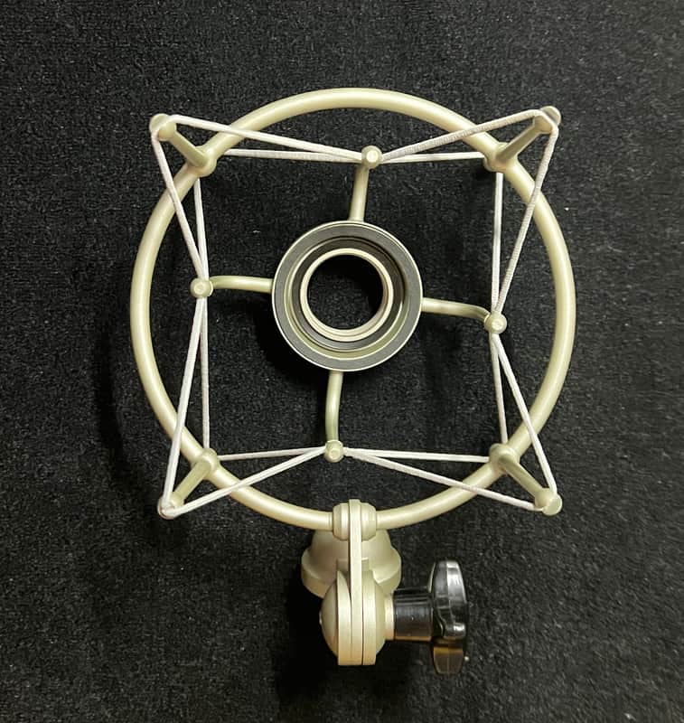 Neumann AE 1 Elastic Suspension Mount For M 103 & M 147 Microphone - Nickel   NEVER USED. image 1