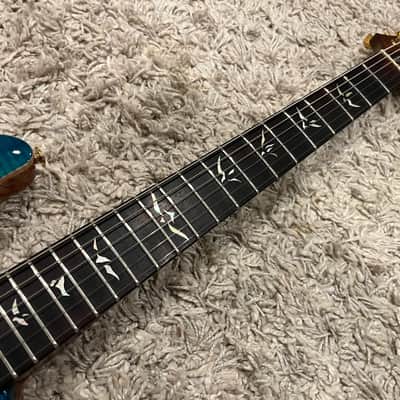 PRS 513 - Solid Brazilian Rosewood Neck - 2006 Blue Matteo image 9