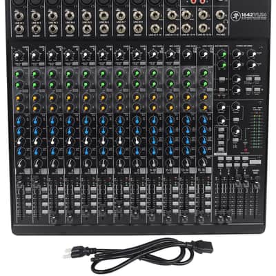 Mackie 1642VLZ4 16-channel Compact Analog Low-Noise Mixer + (10) XLR Cables image 2