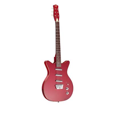 Danelectro 59 Triple Divine Electric Guitar - Red, New, Authorized Dealer image 1