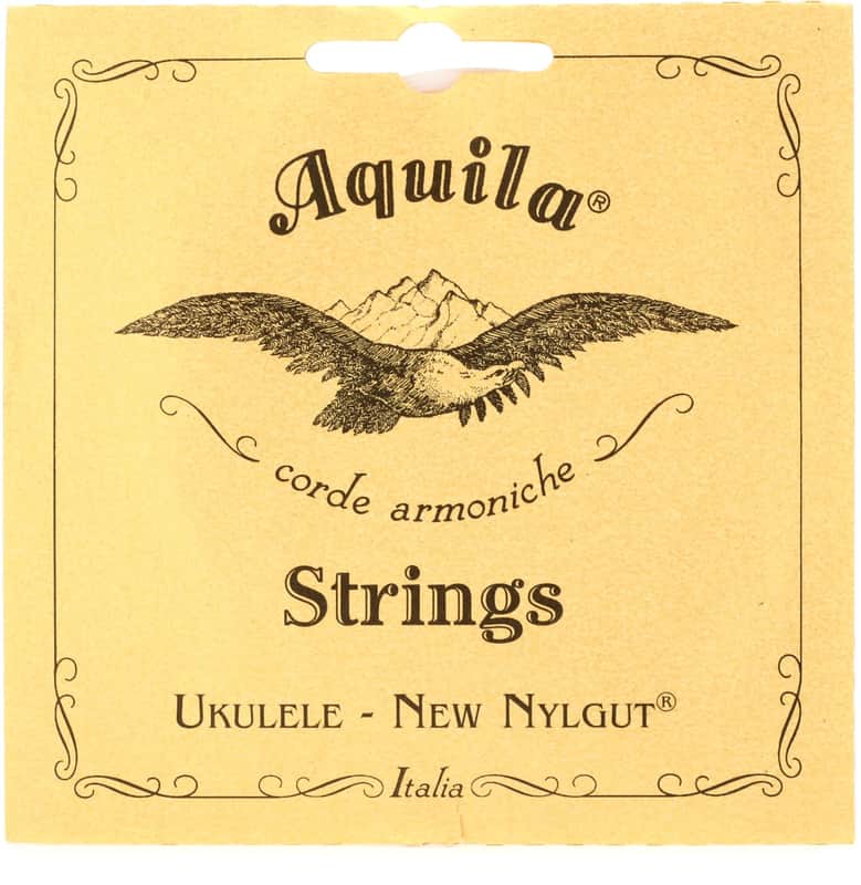 Aquila USA 7U Nylgut Concert Ukulele Strings - High G (5-pack) Bundle image 1