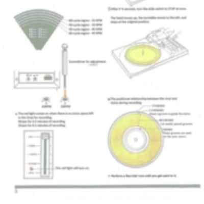 VANROCK E-101 ATOM A-101 Vinyl Cutting Lathe Genuine Manual English Translation image 6
