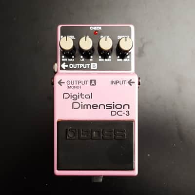 Rare - Original 1980s Made In Japan - Boxed with Manual - Vintage Boss DC-3 Digital Dimension (Blue Label) Space D 1988 - 1989 - Pink image 6