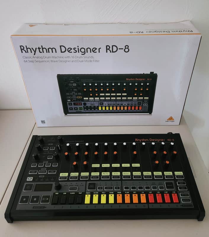 Behringer RD-8 MKII Rhythm Designer 2022- Present - Black image 1