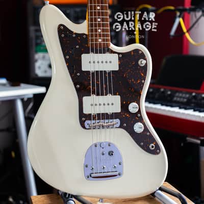 2014 Fender Japan Jazzmaster 62 Vintage Reissue Olympic White Tortoishell - cool MIJ! image 1